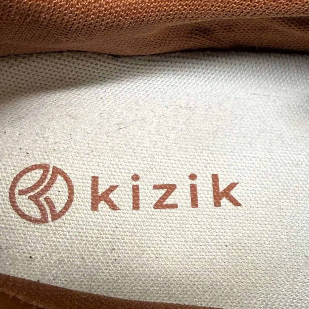 KIZIK Vegas Men 10W/Women 11.5W Hands Free Chestnut Brown Leather Sneakers READ